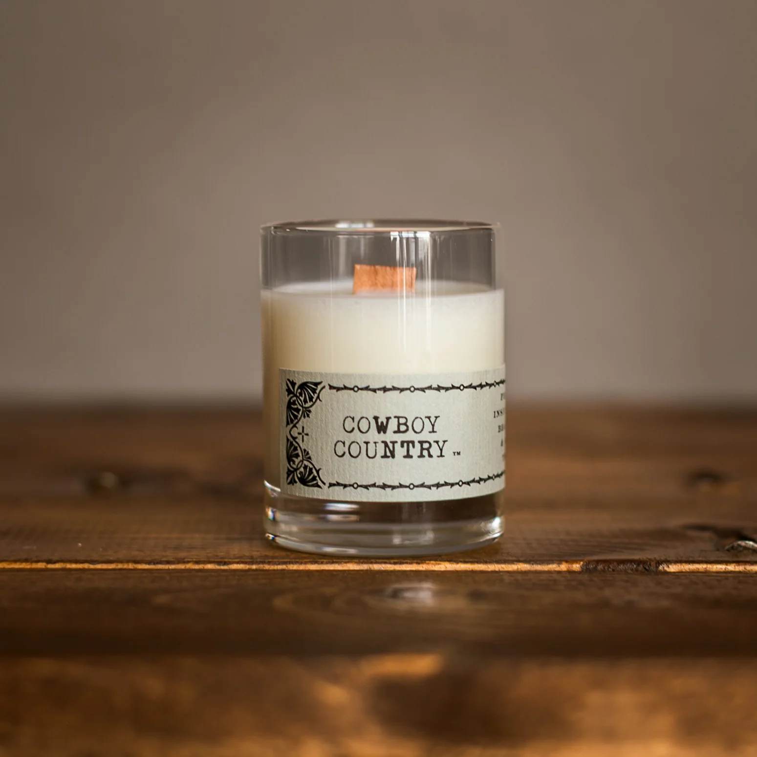 Cowboy Country Drifter Candle