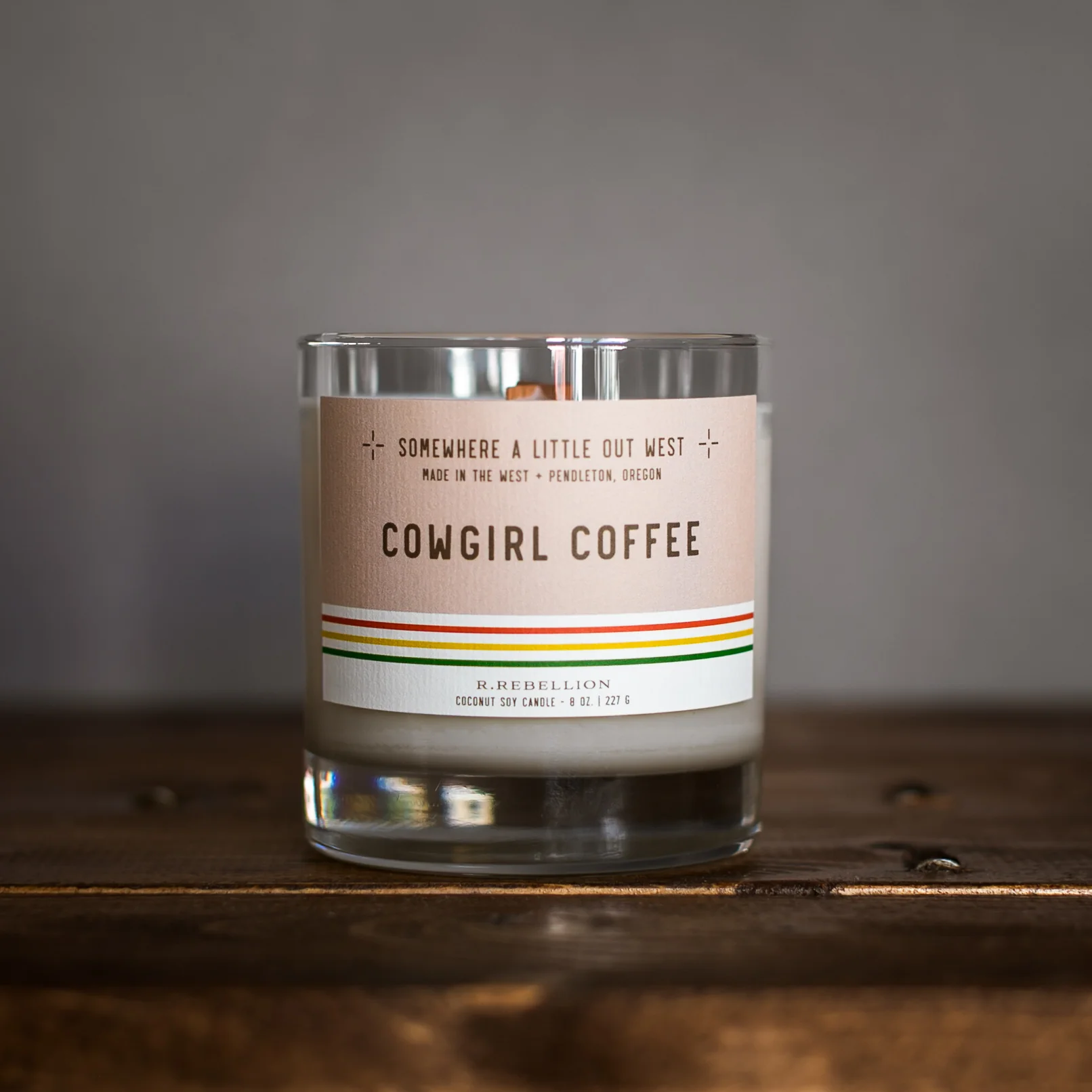 Cowgirl Coffee Candle 8 oz "Camp Rebellion"