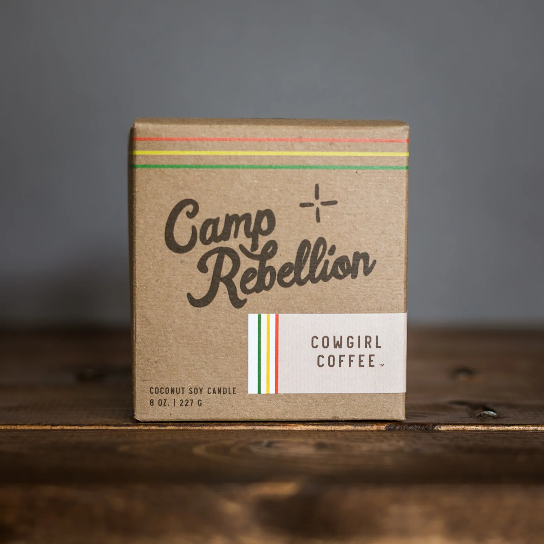 Cowgirl Coffee Candle 8 oz "Camp Rebellion" - Image 2