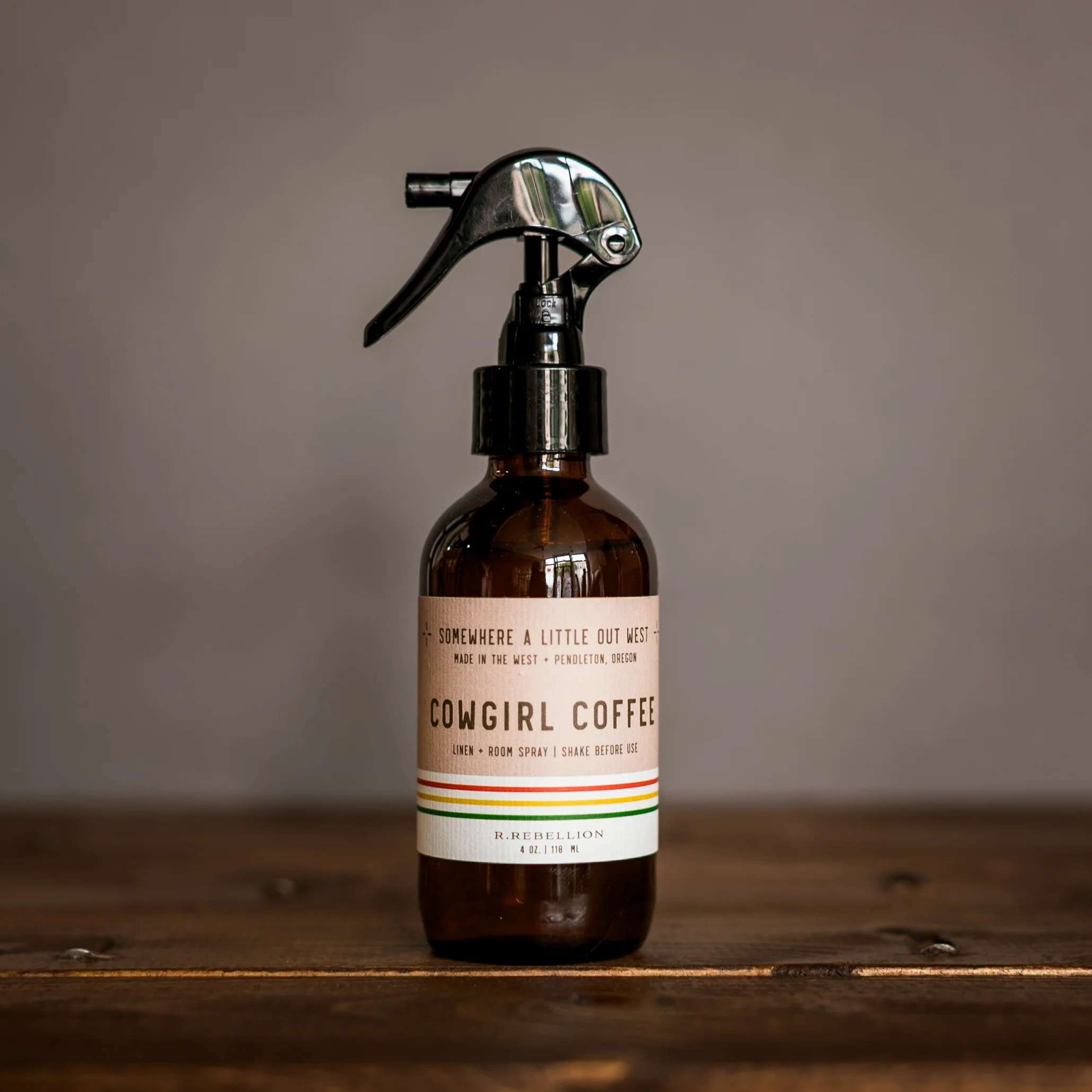 Cowgirl Coffee Room + Linen Spray 4 oz. "Camp Rebellion"