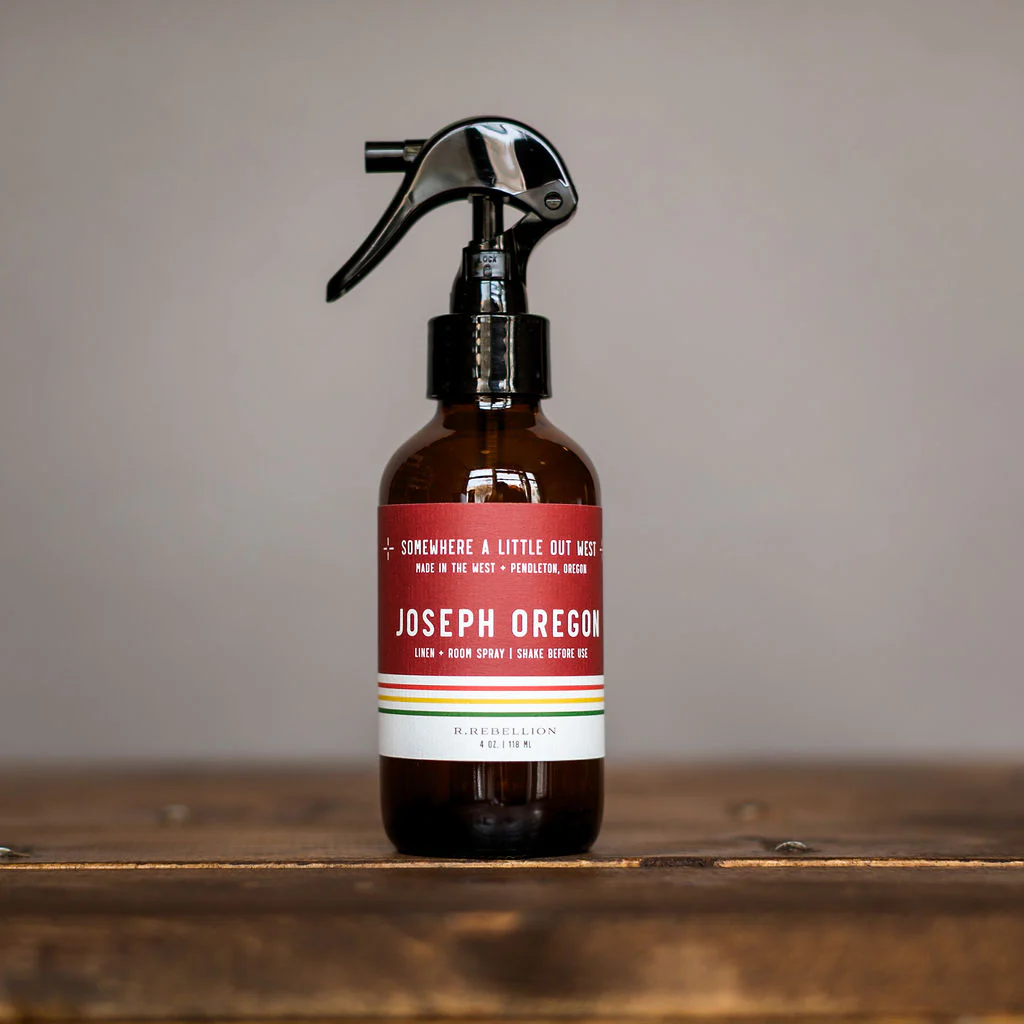 Joseph Oregon Room + Linen Spray 4 oz. "Camp Rebellion"