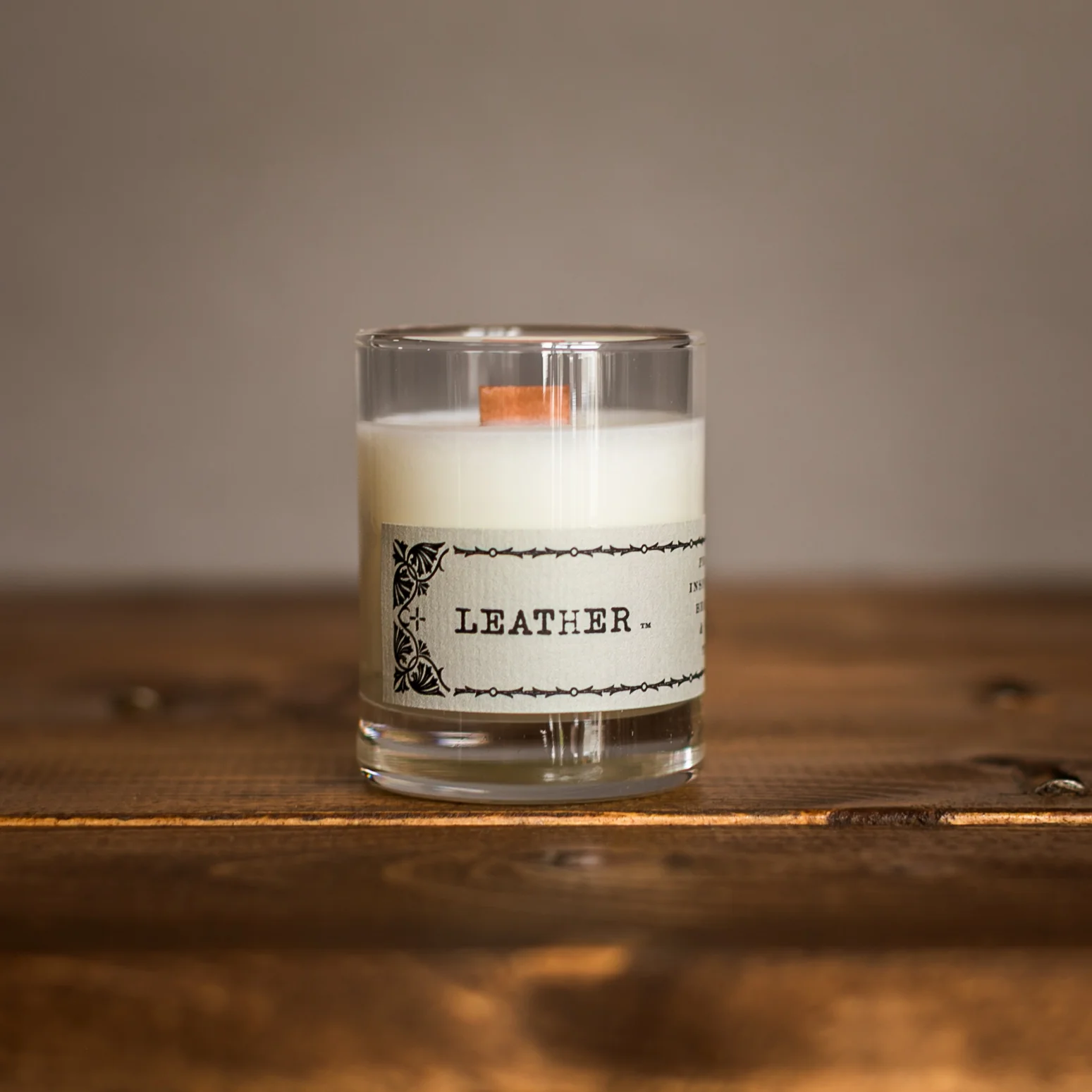 Leather Candle 2 oz. - Drifter