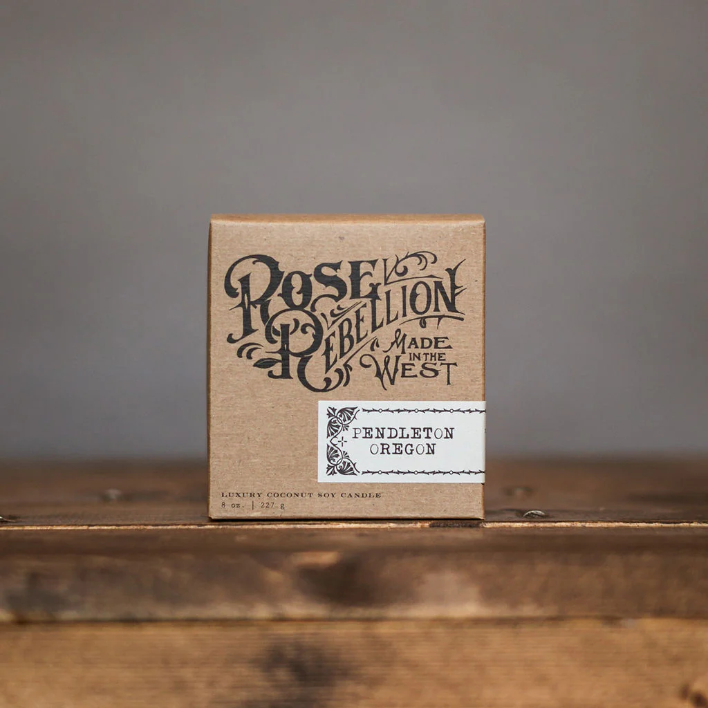 Pendleton Oregon Candle 8 oz. "Rose Rebellion" - Image 2