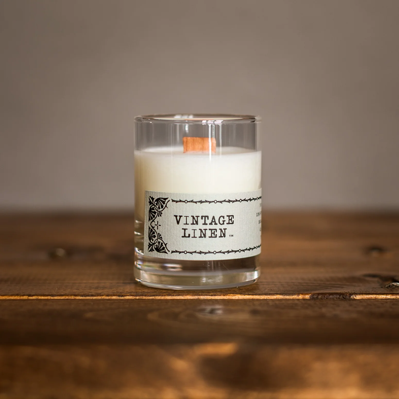 Vintage Linen Candle 2 oz. - Drifter