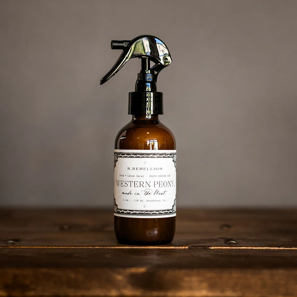 Western Peony Room + Linen Spray 4 oz.