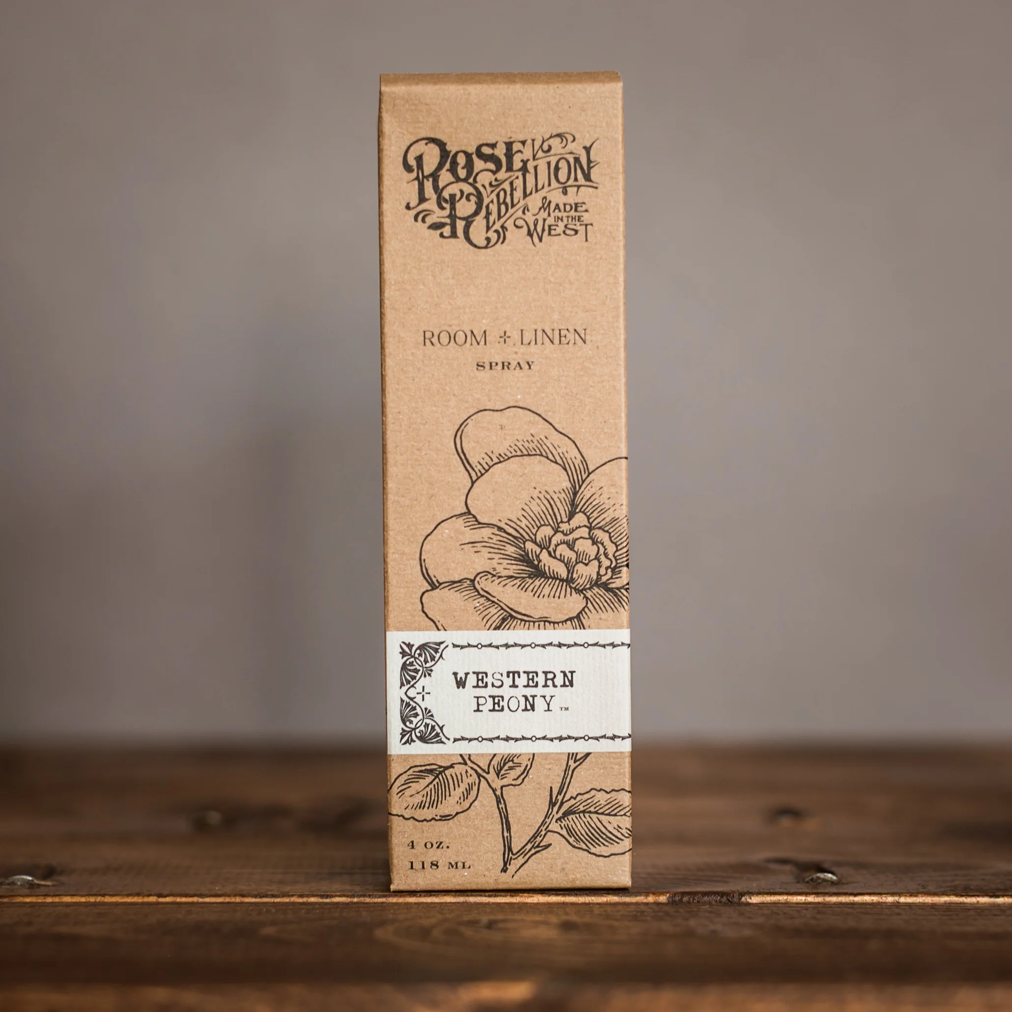 Western Peony Room + Linen Spray 4 oz. - Image 2