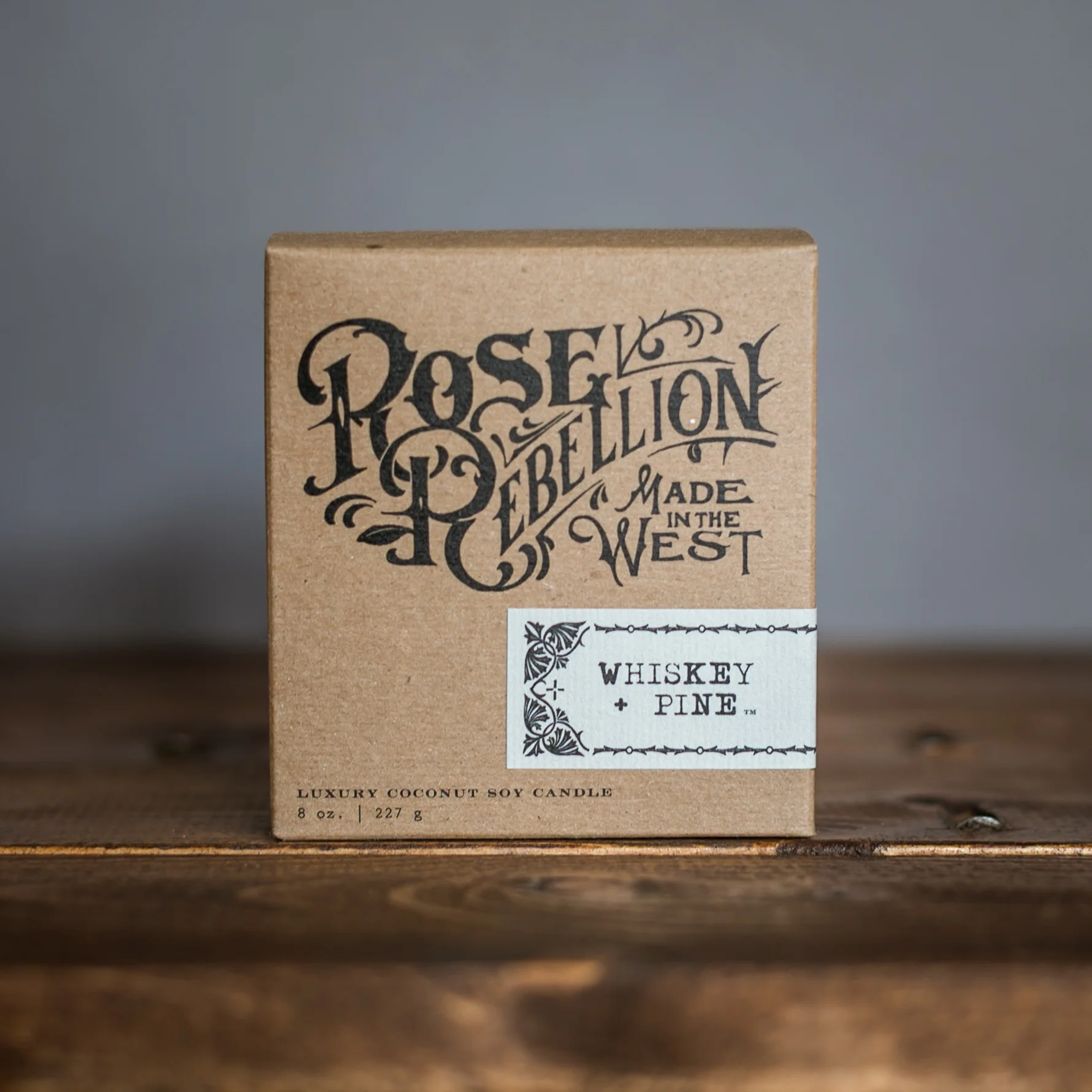 Whiskey + Pine Candle 8 oz. - Image 2