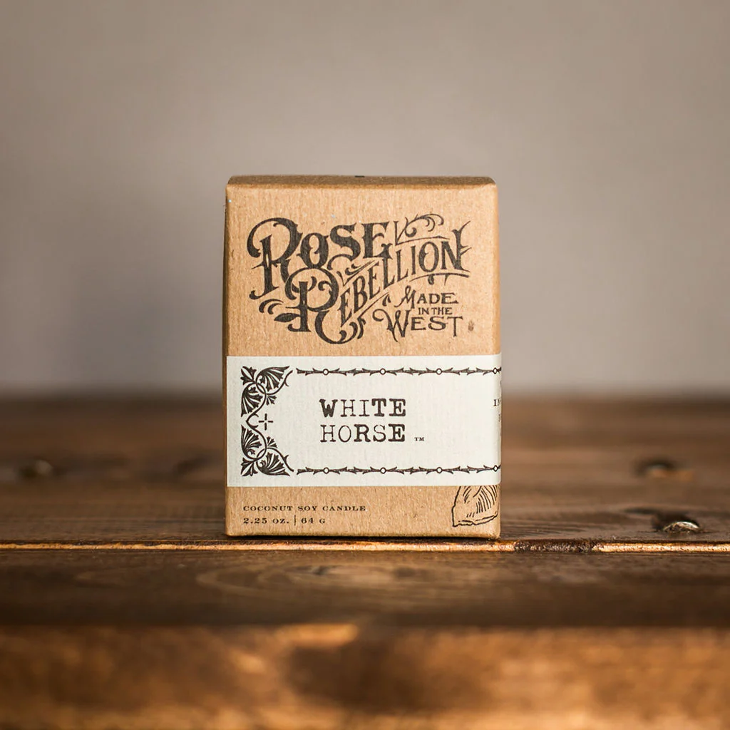 White Horse Candle 2 oz. - Drifter - Image 2